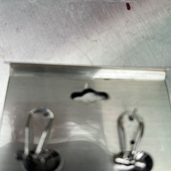 New Designer Inspired French clip back pierced earrings. Completely unique - Picture 5 of 7